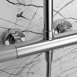 Colonne de Douche Anti-Calcaire Chrome IMEX BDD038