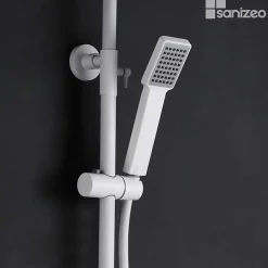 Colonne de Douche Anti-Calcaire Blanc Mat IMEX ART BDAR025/BL