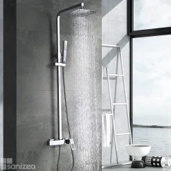Colonne de Douche Anti-Calcaire Chrome IMEX SUECIA BDC032