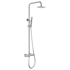 Colonne de Douche Anti-Calcaire Niquel Brossé IMEX MONZA BDM039/NQ