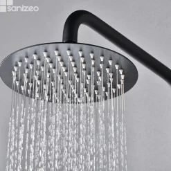 Colonne de Douche Anti-Calcaire Noir Mat IMEX DELOS BDD055/NG