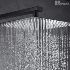 Colonne de Douche Anti-Calcaire Noir Mat IMEX SUECIA BDC032/NG