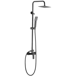 Colonne de Douche Anti-Calcaire Black Gun Métal IMEX ART BDAR025/BGM