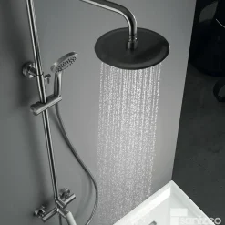 Colonne de Douche Anti-Calcaire Nickel Brossé IMEX URAL BDG040/NQ