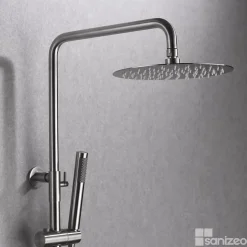 Colonne de Douche Anti-Calcaire Acier Inoxydable Intérieur / Extérieur IMEX MOSCU BDK034
