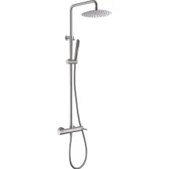Colonne de Douche Anti-Calcaire Acier Inoxydable Intérieur / Extérieur IMEX MOSCU BDK034