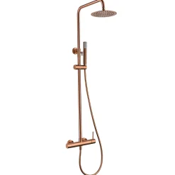 Colonne de Douche Anti-Calcaire Or Rose Cuivré IMEX MONZA BDM039/ORC