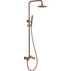 Colonne de Douche Anti-Calcaire Or Rose Brossé IMEX IMEX OLIMPO BDC033/ORC