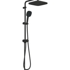 Colonne de douche avec inverseur manuel - Economie d'eau - GROHE Vitalio Comfort 250 - Noir Mat - 266982431
