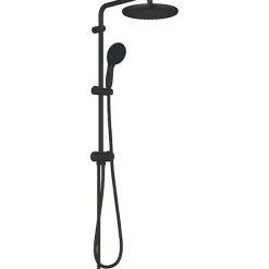Colonne de douche avec inverseur manuel - Economie d'eau - GROHE Vitalio Start System 250 - Noir Mat - 266802431