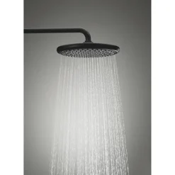 Colonne de douche avec inverseur manuel - Economie d'eau - GROHE Vitalio Start System 250 - Noir Mat - 266802431