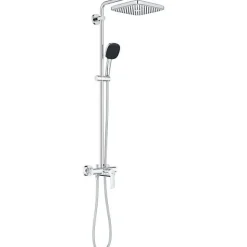 Colonne de douche avec mitigeur monocommande - Economie d'eau - GROHE Vitalio Comfort 250 - Chromé - 26985001