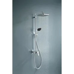 Colonne de douche avec mitigeur monocommande - Economie d'eau - GROHE Vitalio Comfort 250 - Chromé - 26985001