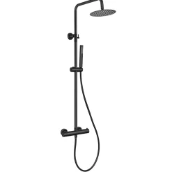 Colonne de douche avec mitigeur thermostatique LOMAZOO Pandora noir