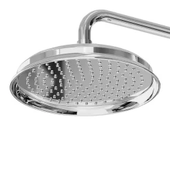 Colonne de douche avec mélangeur mécanique + douchette + flexible + barre réglable, chrome, GoodHome Etel