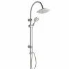 Colonne De Douche Avec Pommeau Fixe Et Douchette De Forme Carrée