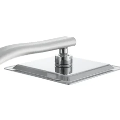 Colonne de douche avec porte savon aspect Chrome gris