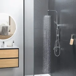 Colonne de douche Carree Chrome KARY - bain-bain