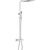 Colonne de douche chromée avec mitigeur mécanique Essebagno Kiara