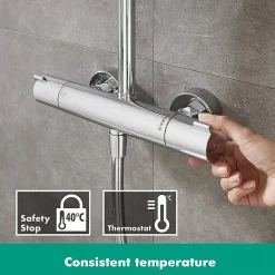 Colonne de douche Crometta S 240 chromé HANSGROHE 27267000