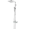 Colonne de douche design carre Robinet Mitigeur thermostatique chrome
