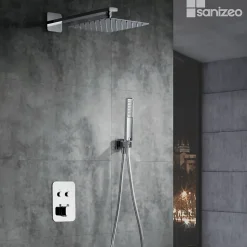 Colonne de Douche Encastrée Thermostatique Anti-Calcaire Chrome IMEX MADEIRA GTM021