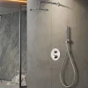 Colonne de Douche Encastrée Anti-Calcaire Niquel Brossé IMEX MONZA GPM039/NQ