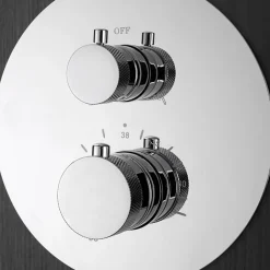 Colonne de Douche Encastrée Thermostatique Anti-Calcaire Chrome IMEX MONZA GTD038