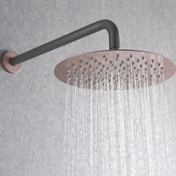 Colonne de Douche Encastrée Thermostatique Anti-Calcaire Gris et Champagne IMEX MONZA GTD038/GC