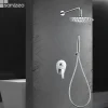 Colonne de Douche Encastrée Anti-Calcaire Chrome IMEX DELOS GPD055