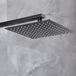 Colonne de Douche Encastrée Anti-Calcaire Black Gun Métal IMEX PISA GPP048/BGM