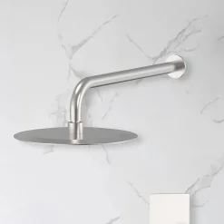 Colonne de douche encastrée thermostatique PURA acier brossé