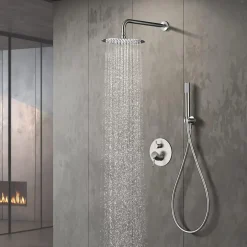 Colonne de Douche Encastrée Anti-Calcaire Chrome IMEX MONZA GPM039