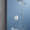 Colonne de Douche Encastrée Thermostatique Anti-Calcaire Chrome IMEX GENOVA GTG053