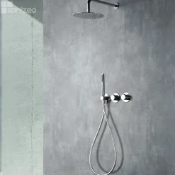 Colonne de Douche Encastrée Thermostatique Anti-Calcaire Chrome IMEX ASSEN GTA052