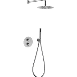 Colonne de Douche Encastrée Thermostatique Acier Inoxydable Intérieur / Extérieur IMEX MOSCU GTK034
