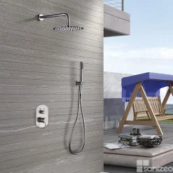 Colonne de Douche Encastrée Anti-Calcaire Acier Inoxydable Intérieur / Extérieur IMEX MOSCU GTK034
