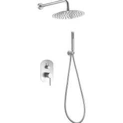Colonne de Douche Encastrée Anti-Calcaire Acier Inoxydable Intérieur / Extérieur IMEX MOSCU GTK034