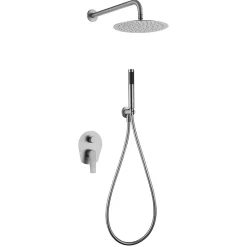 Colonne de Douche Encastrée Anti-Calcaire Acier Inoxydable IMEX DELOS GPD055/AC