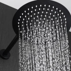 Colonne de Douche Encastrée Anti-Calcaire Noir Mat IMEX LINE GPD038/NG
