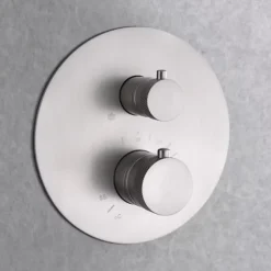 Colonne de Douche Encastrée Thermostatique Anti-Calcaire Nickel Brossé IMEX MONZA GTD038/NQ