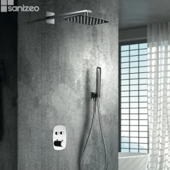 Colonne de Douche Encastrée Anti-Calcaire Chrome IMEX HIDRA GPH035