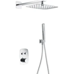 Colonne de Douche Encastrée Anti-Calcaire Chrome IMEX HIDRA GPH035