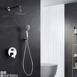 Colonne de Douche Encastrée Anti-Calcaire Chrome IMEX BELGICA GPZ044