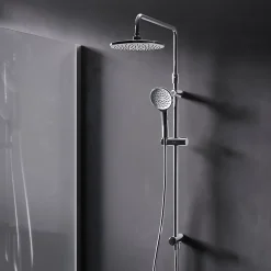 Colonne de douche et bain baignoire sans robinet, Système de douche Chromé F07TA000 Hit AM.PM