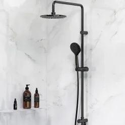 Colonne de douche et bain baignoire sans robinet Gem Noir F0790022 AM.PM