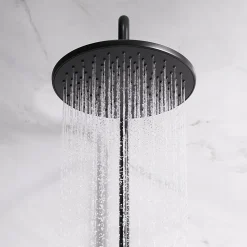 Colonne de douche et bain baignoire sans robinet Gem Noir F0790022 AM.PM