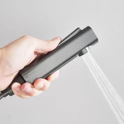 Colonne de douche graphite avec affichage température LED