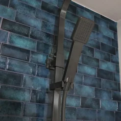 Colonne de douche gun métal avec thermostatique 300 Essebagno Quartos