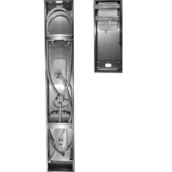 Colonne de douche hydromassante KALY 4 jets Noir - Saniverre